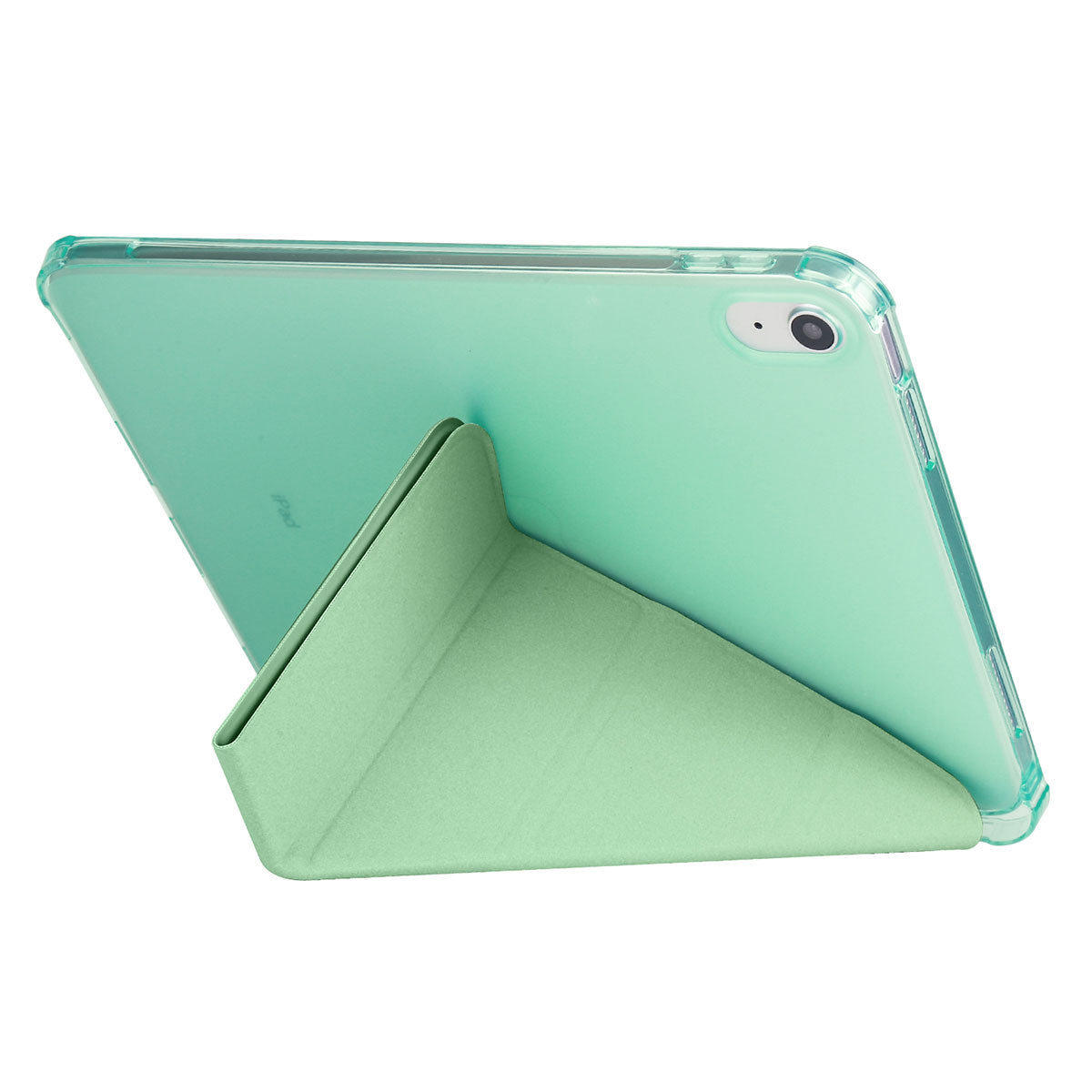 Apple iPad 10.9 2022 (10.Nesil) Kılıf Zore Tri Folding Kalem Bölmeli Standlı Kılıf Lila