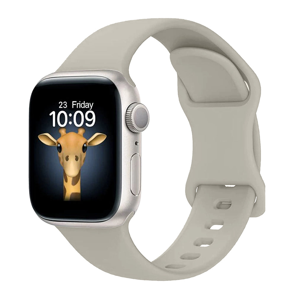 Apple Watch 10 46mm Zore KRD-131 Silikon Kordon Strap Kayış Stone