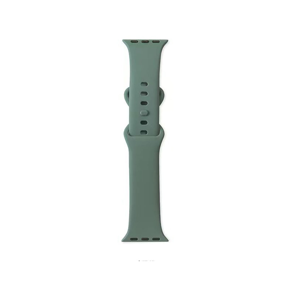 Apple Watch 10 46mm Zore KRD-131 Silikon Kordon Strap Kayış Siyah
