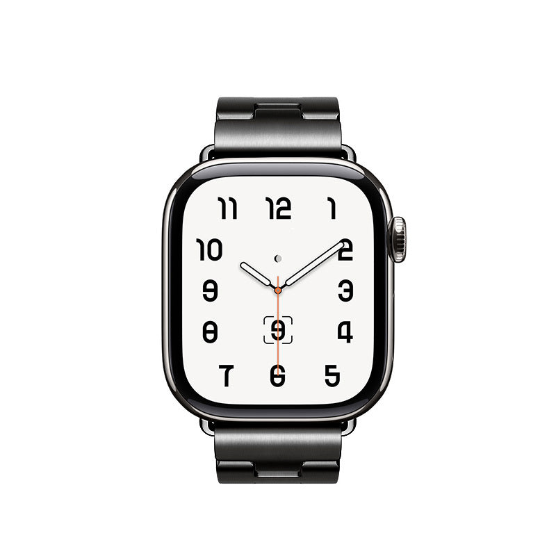 Apple Watch 42mm Zore KRD-125 Metal Kordon Strap Kayış Siyah