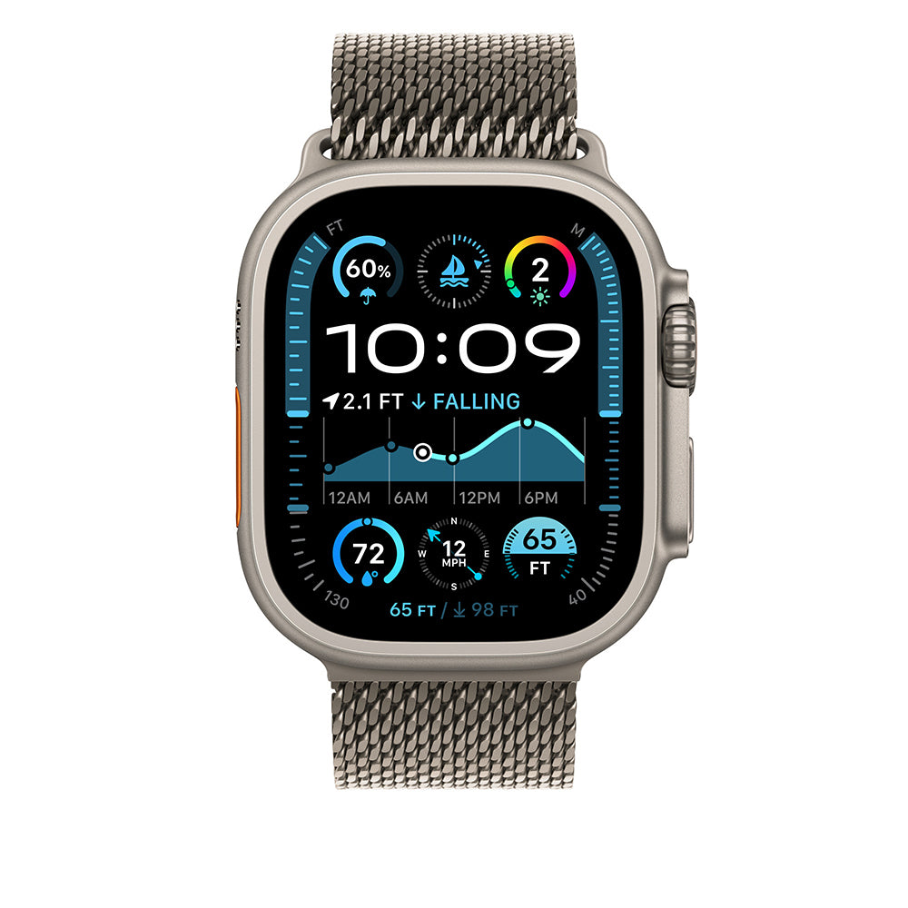 Apple Watch Ultra 49mm Zore KRD-100 Titanyum Hasır Kordon Titanyum