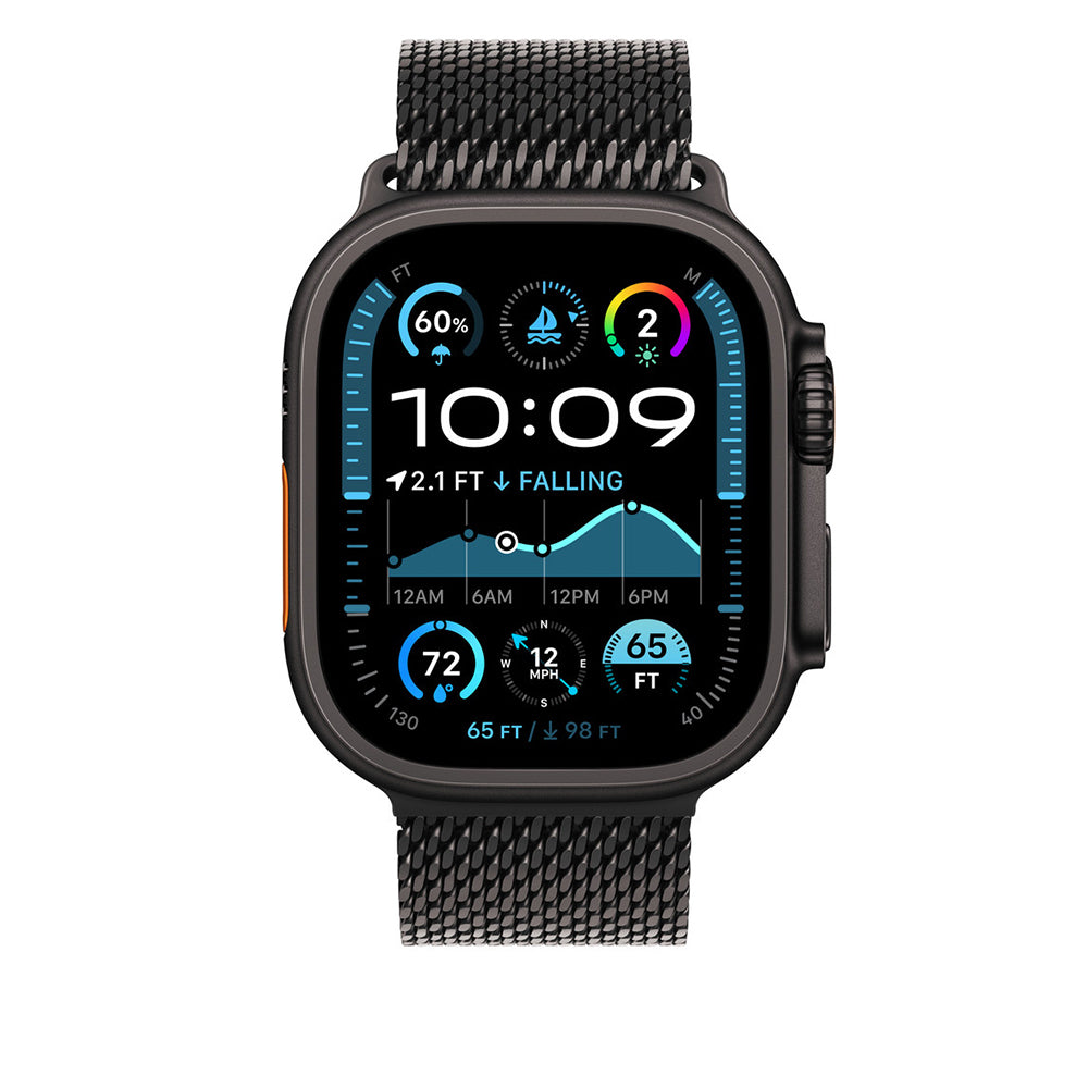 Apple Watch Ultra 49mm Zore KRD-100 Titanyum Hasır Kordon Titanyum