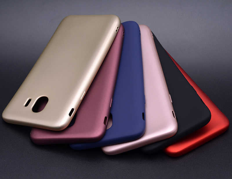 Galaxy J4 Kılıf Zore Premier Silikon Kapak Saks Mavi