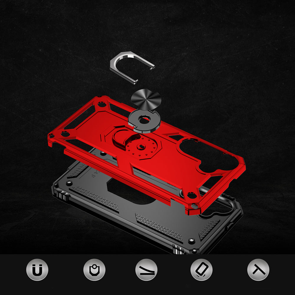 Galaxy S25 Plus Kılıf Zore Vega Kapak Kırmızı