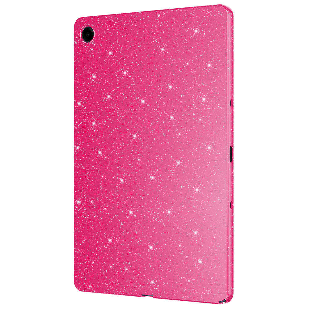 Galaxy Tab S10 Lite Simli Parlak Görünümlü Zore Tablet Koton Kılıf Gümüş