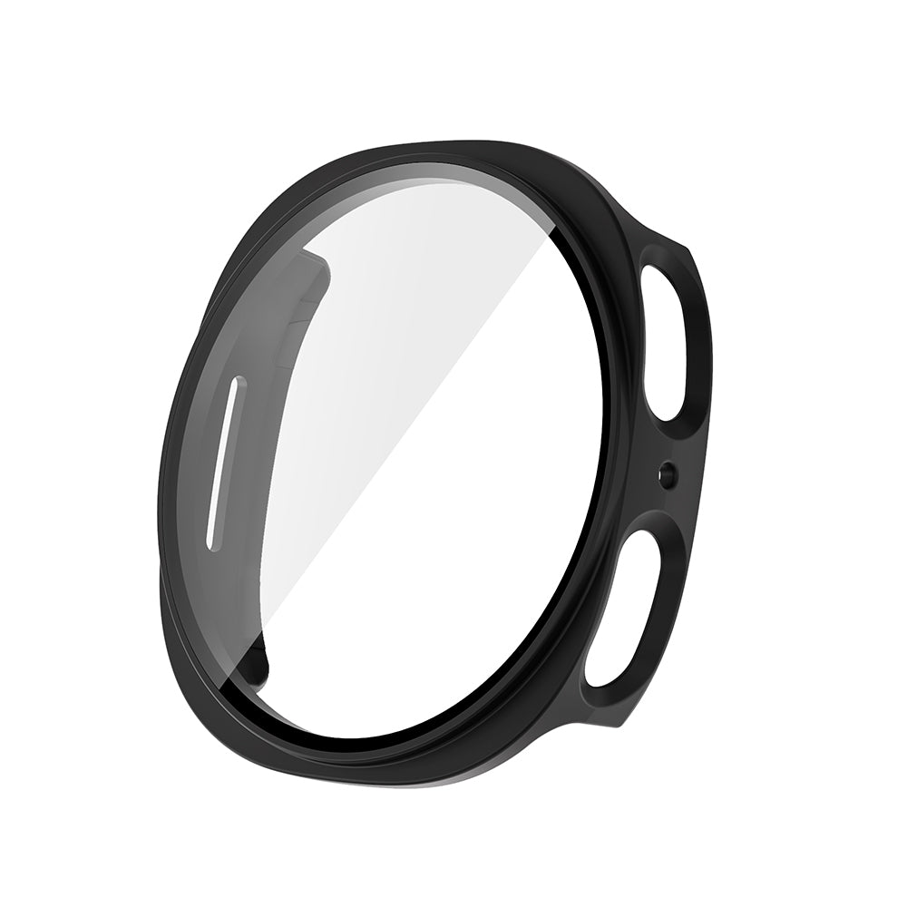 Galaxy Watch 8 44mm Sert PC Kasa ve Ekran Koruyucu Zore Watch Gard 38 Siyah