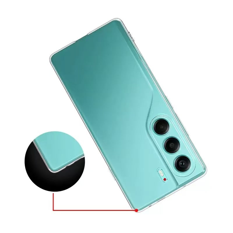 Tecno Camon 40 4G Kılıf Zore Süper Silikon Kapak Şeffaf