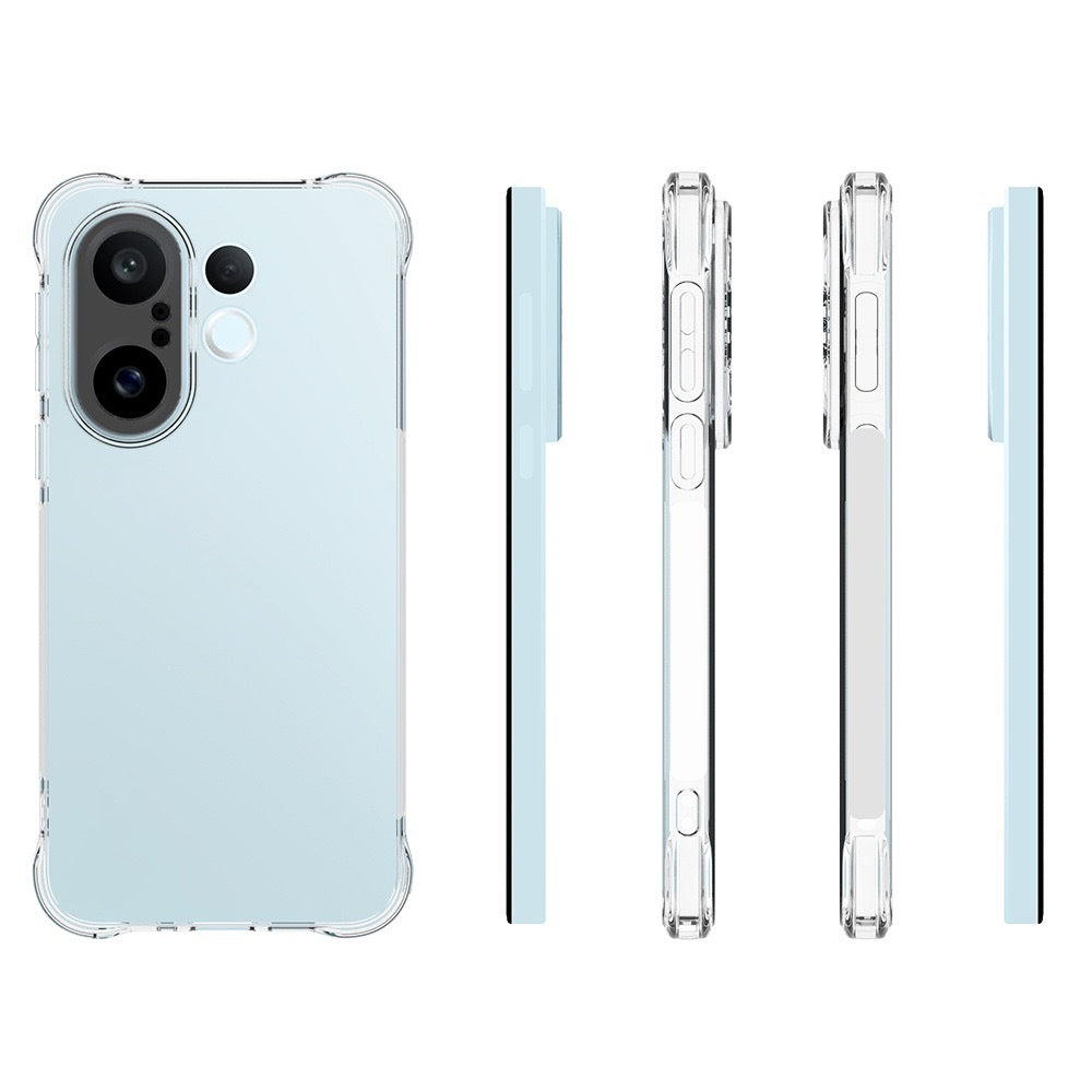 Vivo X200 FE Zore 2mm Anti Shock Silikon Şeffaf