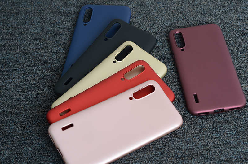 Xiaomi Mi A3 Kılıf Zore Premier Silikon Kapak Saks Mavi