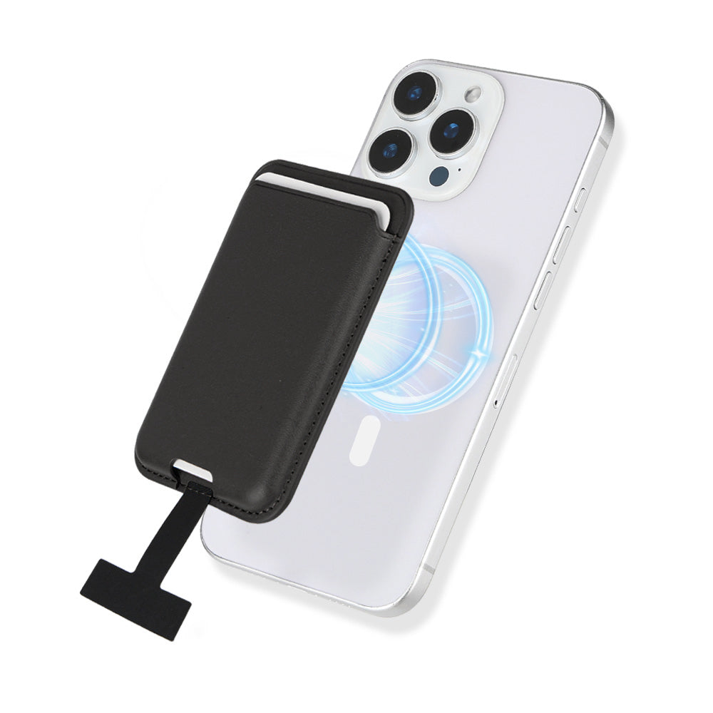 Zore CRD-09 Dahili Şarj Soket Aparatlı Magnetik PU Deri Kartlık Kırmızı
