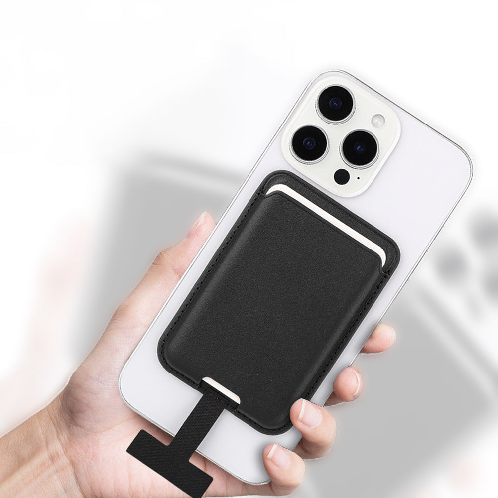Zore CRD-09 Dahili Şarj Soket Aparatlı Magnetik PU Deri Kartlık Lacivert