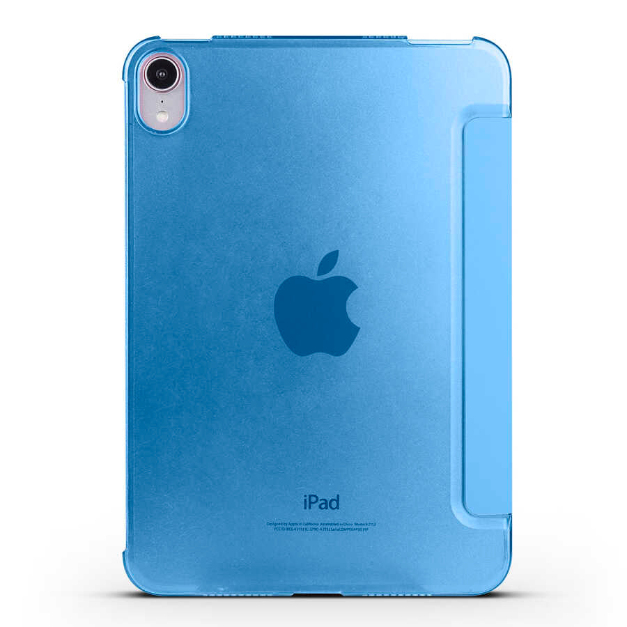 Apple iPad 11.Nesil 2025 Zore Smart Cover Standlı 1-1 Kılıf Pembe