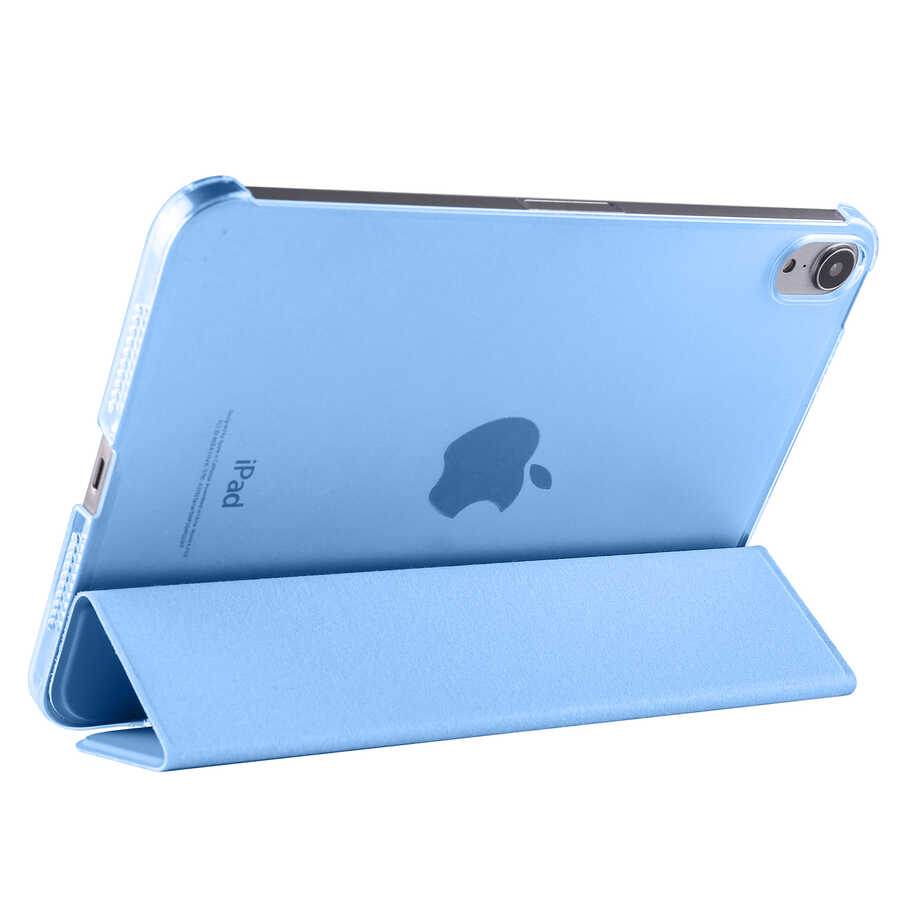 Apple iPad 11.Nesil 2025 Zore Smart Cover Standlı 1-1 Kılıf Beyaz