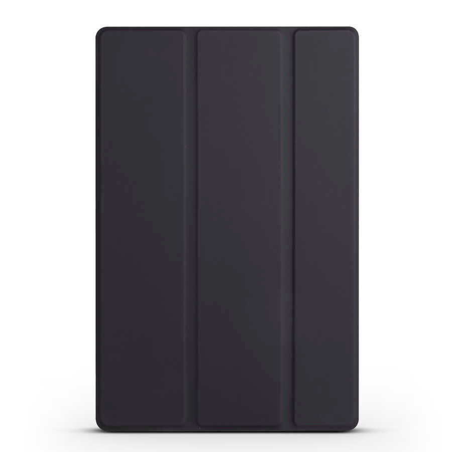 Apple iPad 11.Nesil 2025 Zore Smart Cover Standlı 1-1 Kılıf Siyah