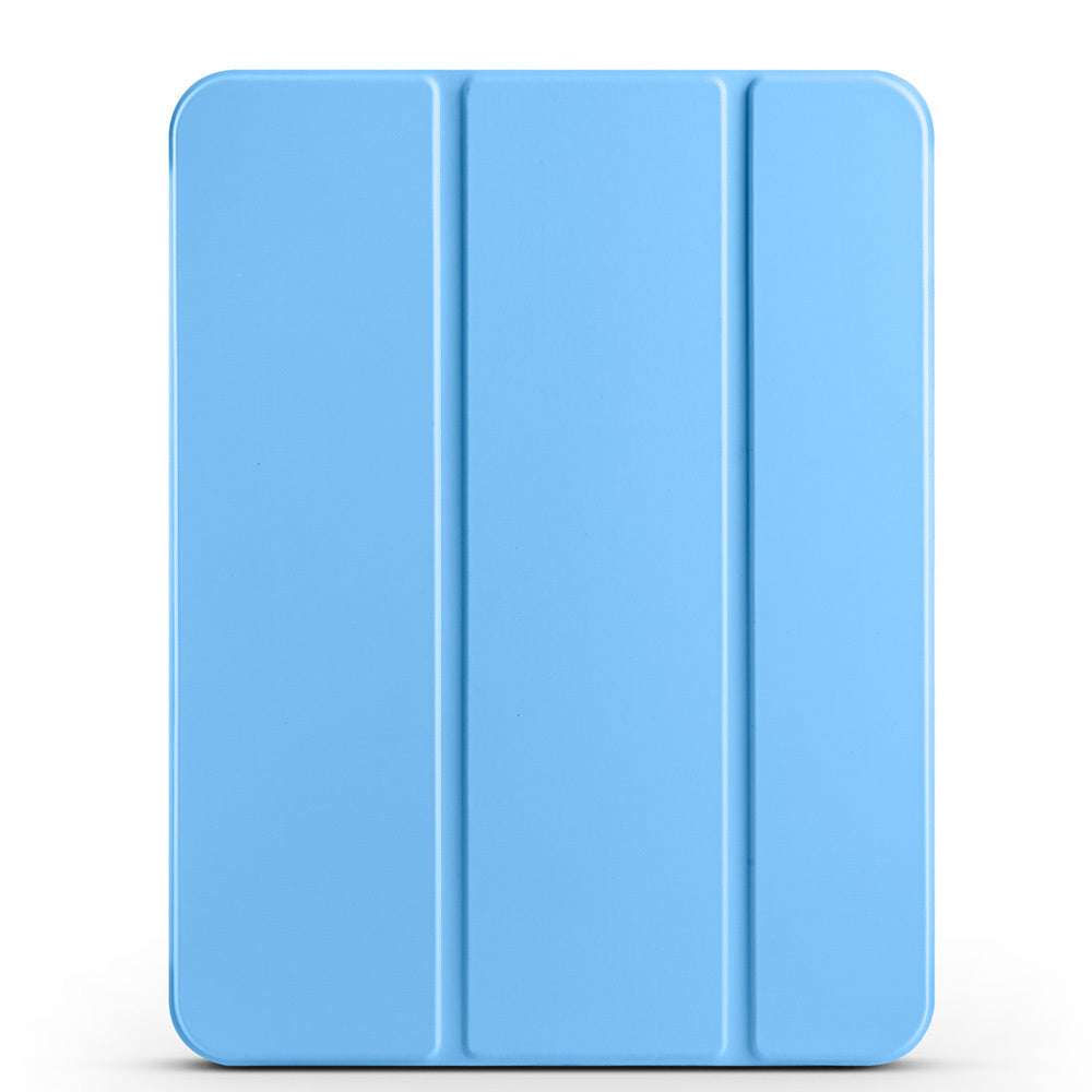 Apple iPad Air 10.9 2022 (10.Nesil) Zore Smart Cover Kalem Bölmeli Standlı 1-1 Kılıf Mavi