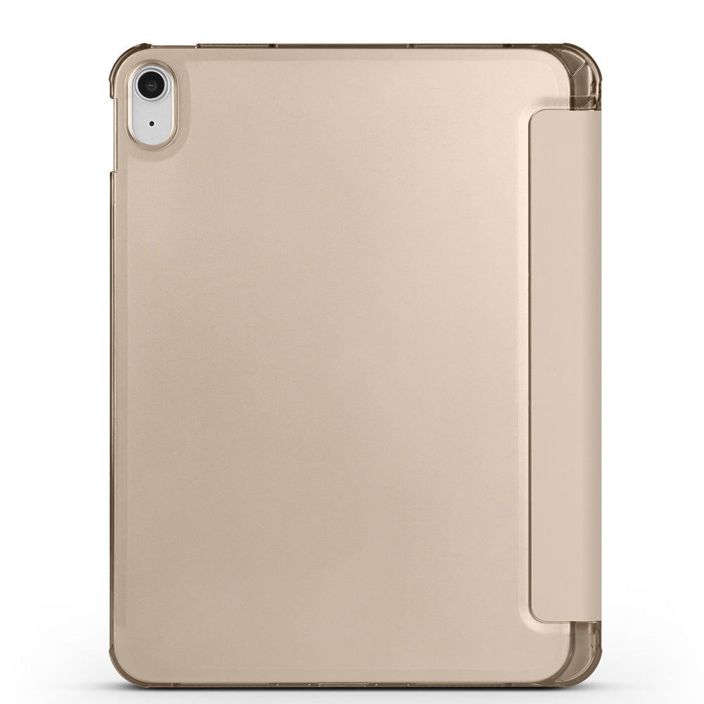 Apple iPad Air 10.9 2022 (10.Nesil) Zore Smart Cover Kalem Bölmeli Standlı 1-1 Kılıf Lacivert