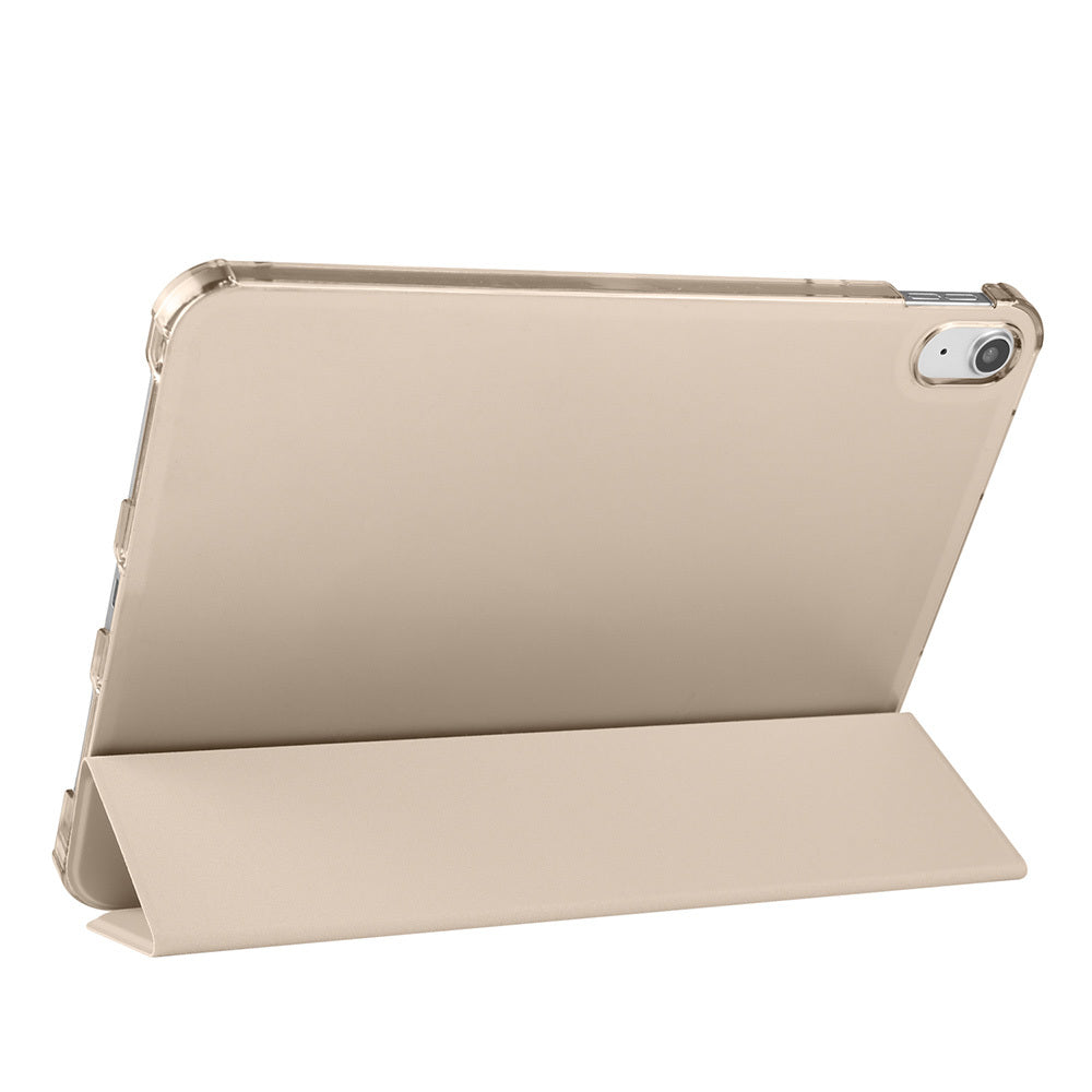 Apple iPad Air 10.9 2022 (10.Nesil) Zore Smart Cover Kalem Bölmeli Standlı 1-1 Kılıf Mavi