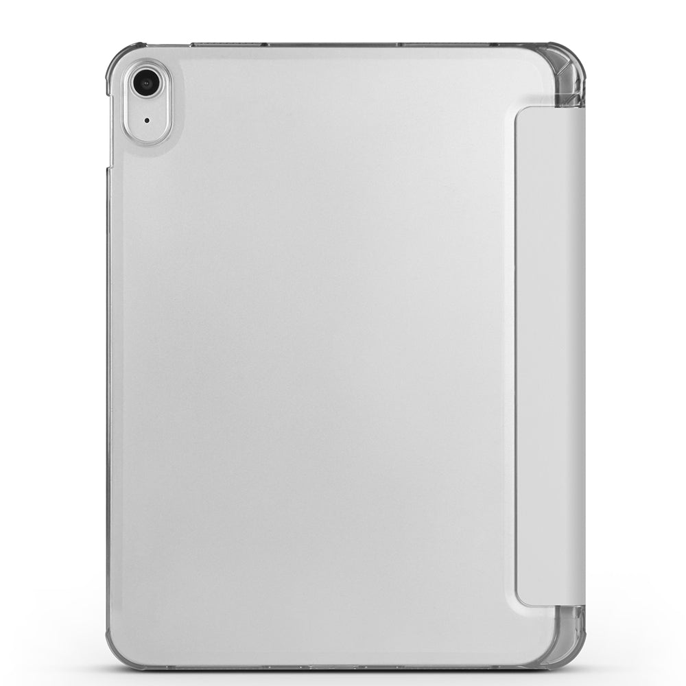 Apple iPad Air 10.9 2022 (10.Nesil) Zore Smart Cover Kalem Bölmeli Standlı 1-1 Kılıf Siyah