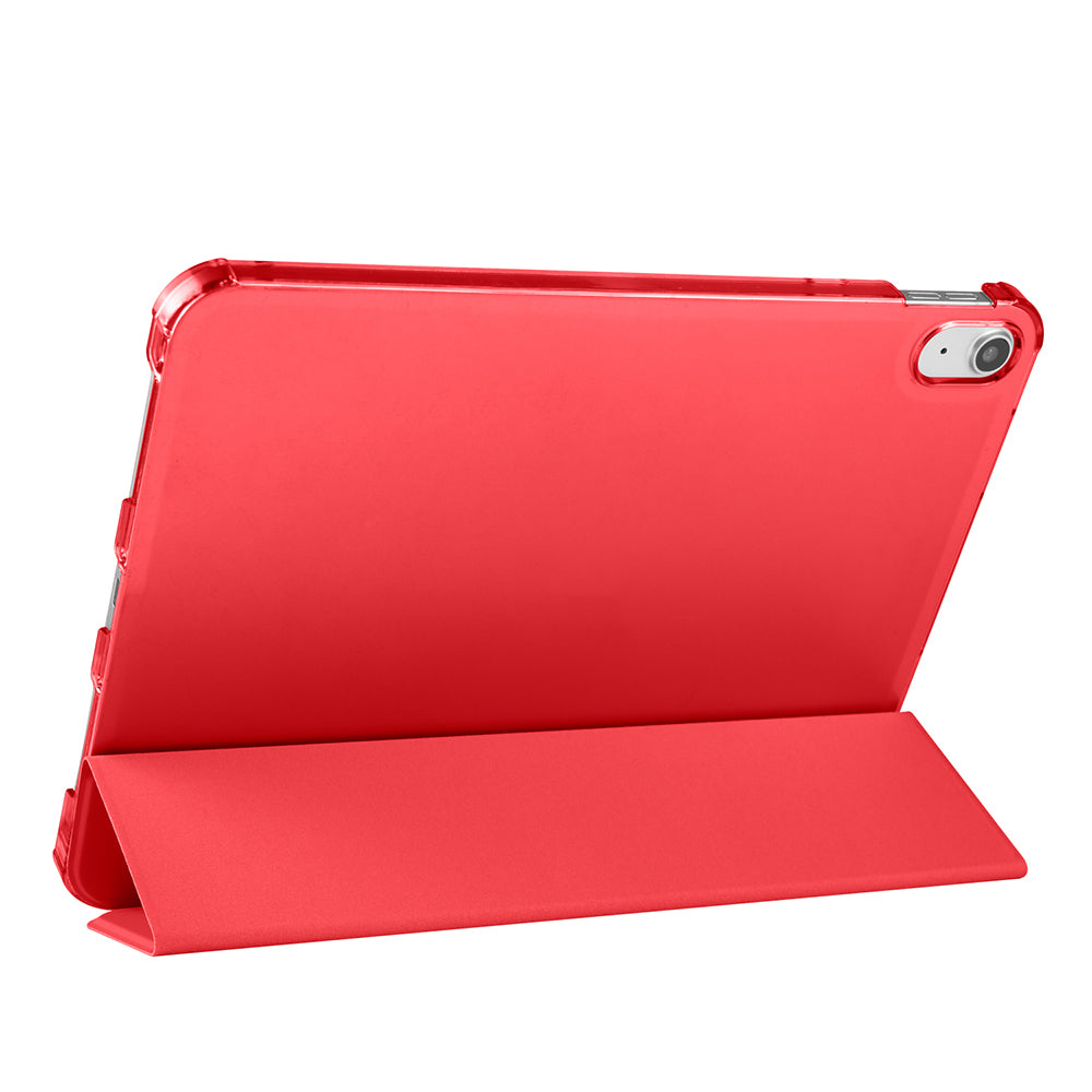 Apple iPad Air 10.9 2022 (10.Nesil) Zore Smart Cover Kalem Bölmeli Standlı 1-1 Kılıf Gri