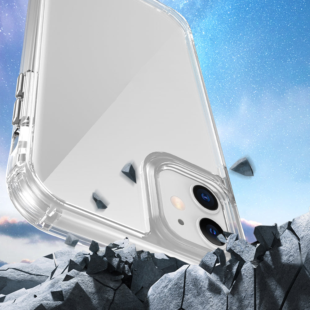 Apple iPhone 11 Kılıf Airbagli Takılabilir Askı Aparatlı Zore Snap Silikon Kapak Şeffaf