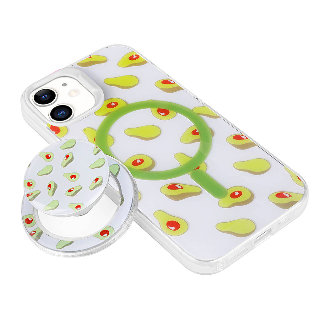 Apple iPhone 11 Kılıf M-safe Şarj Özellikli Tak-Çıkar Pop Soketli Zore Tiktok Kapak Siyah