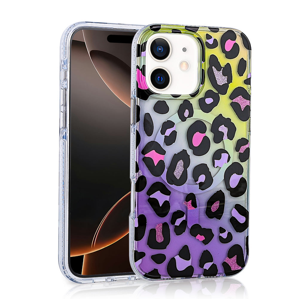 Apple iPhone 11 Kılıf M-safe Şarj Özellikli Zore Jago Kapak Colorful