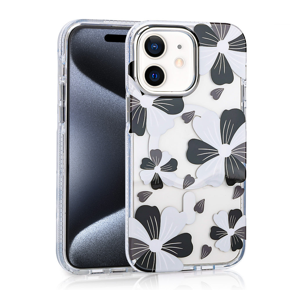 Apple iPhone 11 Kılıf M-safe Şarj Özellikli Zore Papat Kapak Siyah