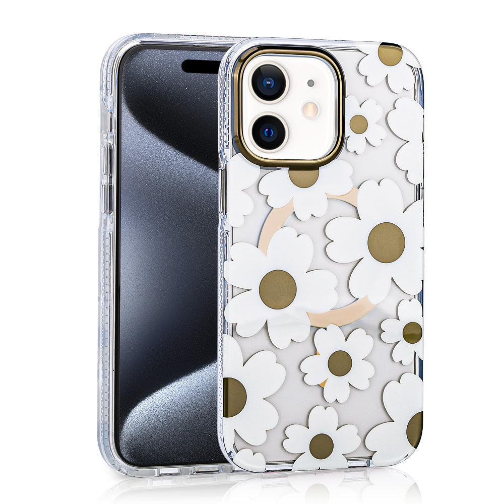 Apple iPhone 11 Kılıf M-safe Şarj Özellikli Zore Papat Kapak Kahverengi