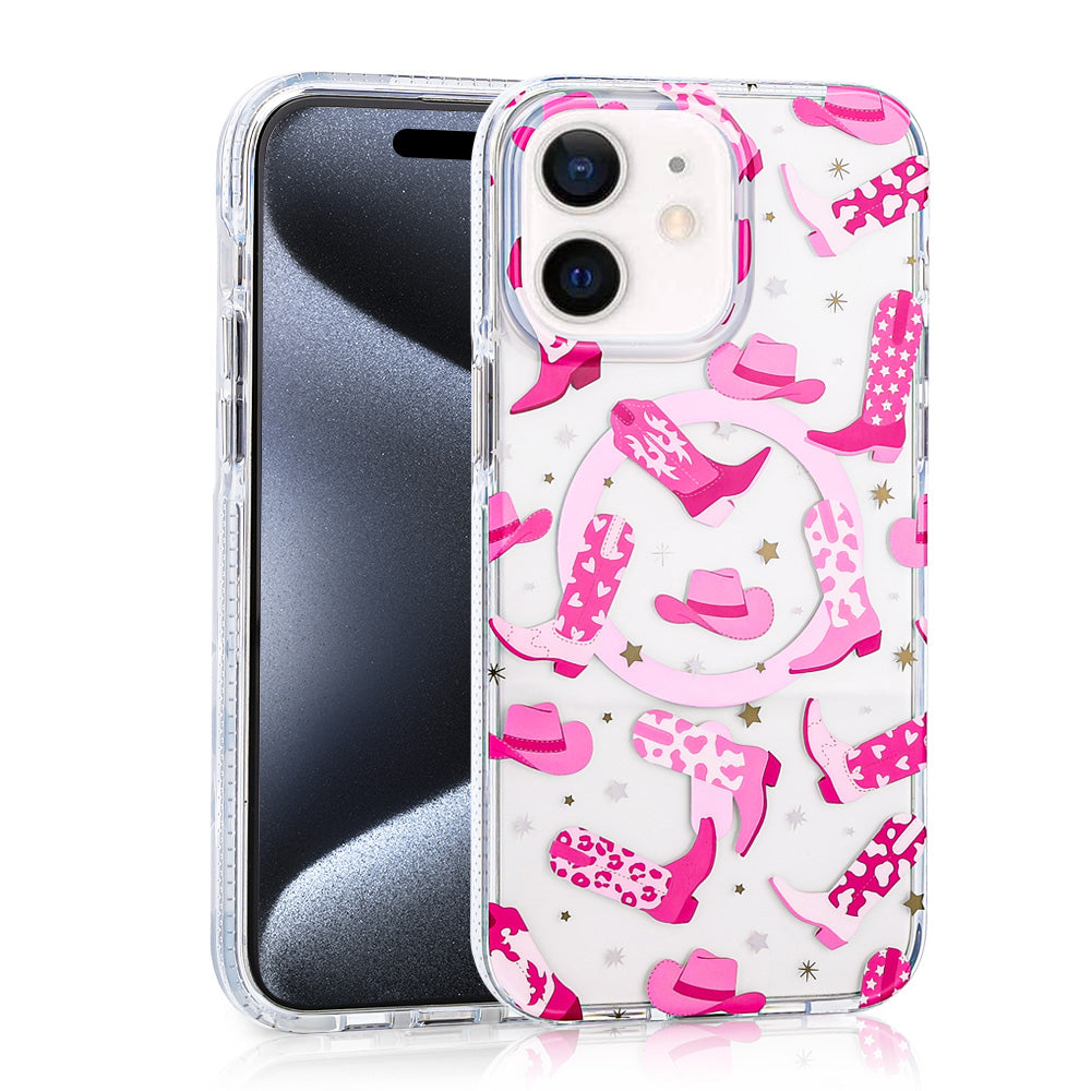 Apple iPhone 11 Kılıf M-safe Şarj Özellikli Zore Stilo Kapak Pembe