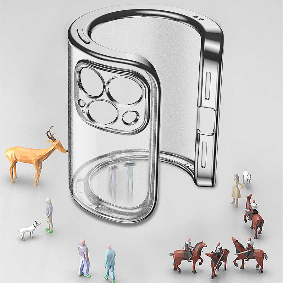 Apple iPhone 12 Kılıf Zore Mat Gbox Kapak Gold