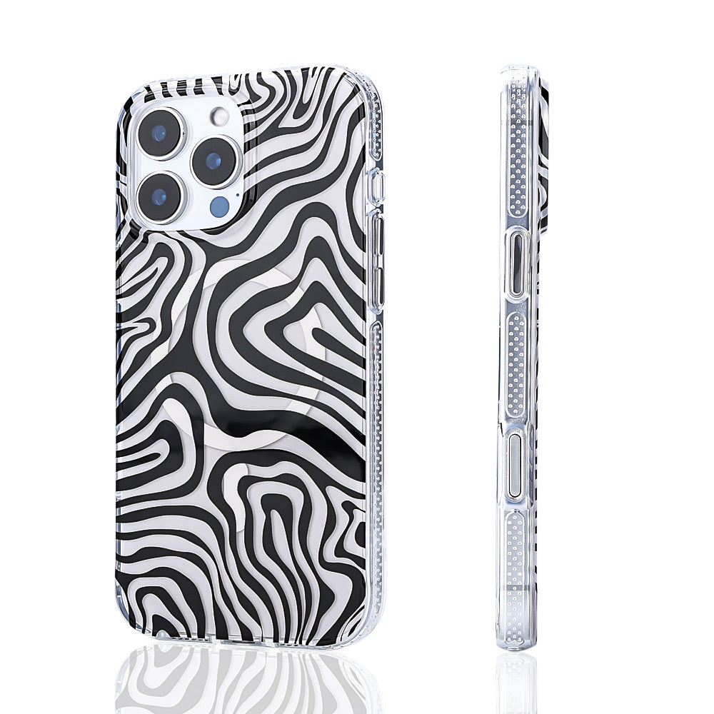 Apple iPhone 12 Pro Kılıf M-safe Şarj Özellikli Zore Jago Kapak Colorful