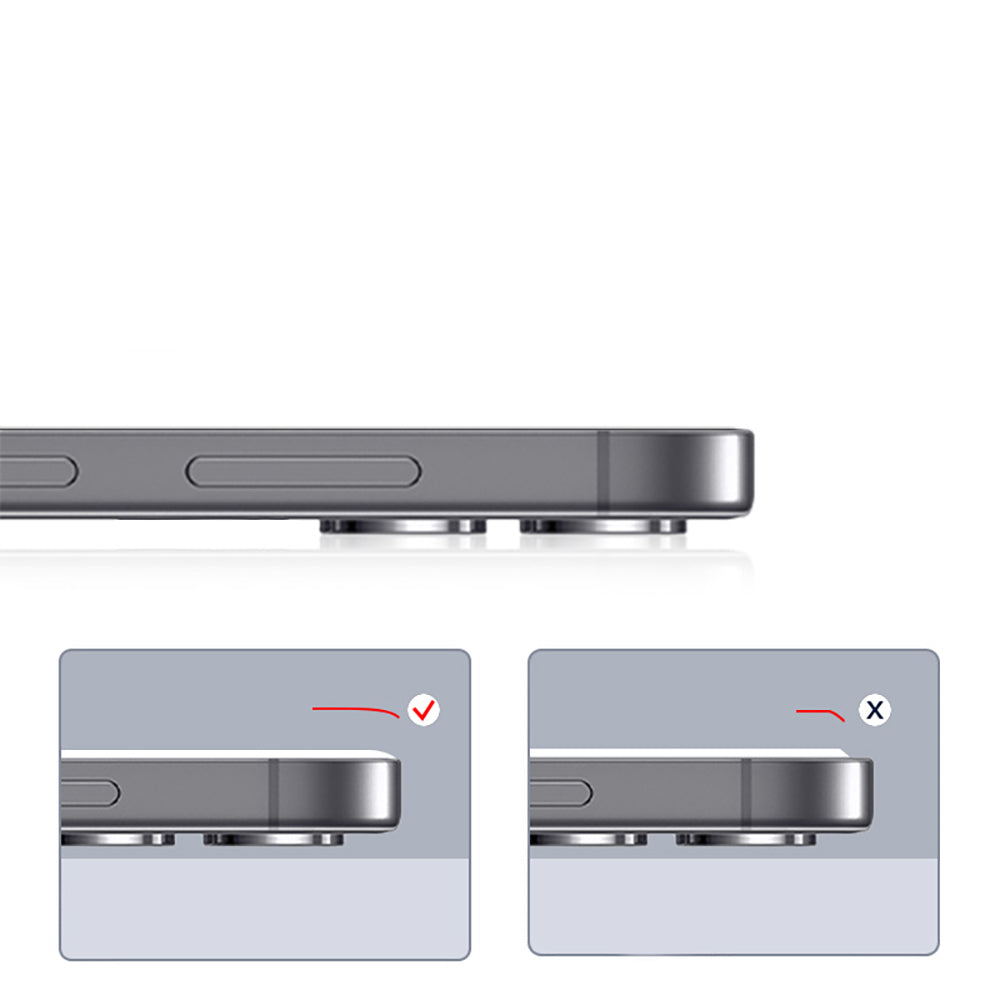 Apple iPhone 13 Zore 3D Oliv HD Temperli Cam Ekran Koruyucu + Kolay Uygulama Aparatı Şeffaf