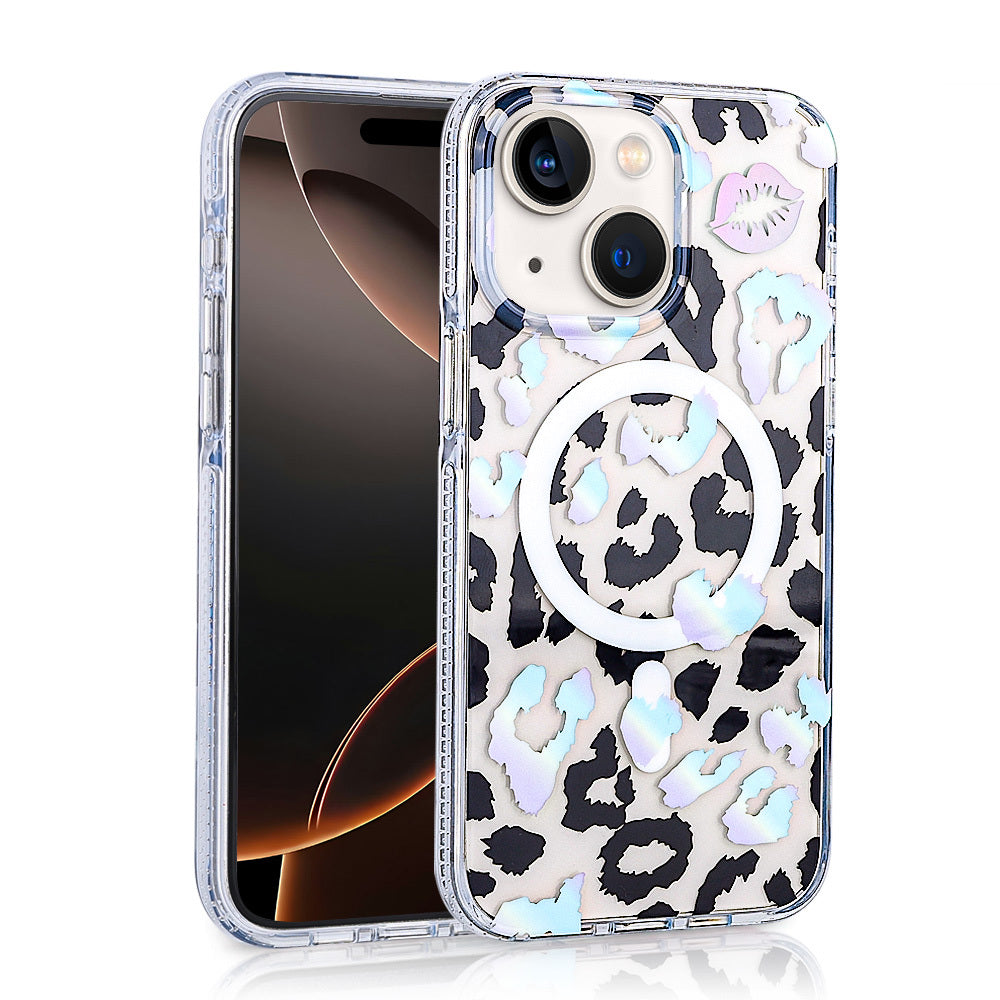 Apple iPhone 14 Kılıf M-safe Şarj Özellikli Zore Jago Kapak Colorful