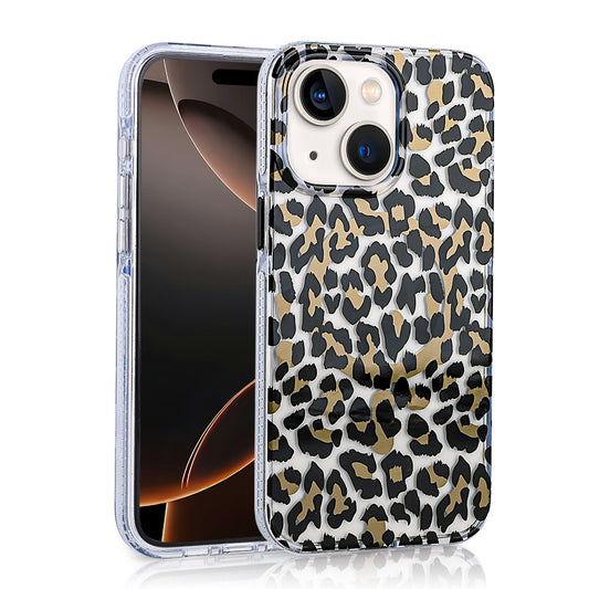 Apple iPhone 14 Kılıf M-safe Şarj Özellikli Zore Jago Kapak Siyah-Kahverengi