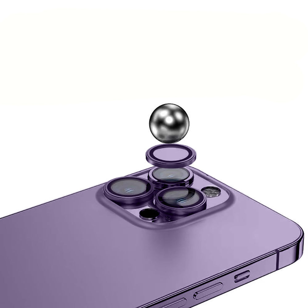 Apple iPhone 14 Pro Max Zore Mikro Kamera Lens Koruyucu Gold