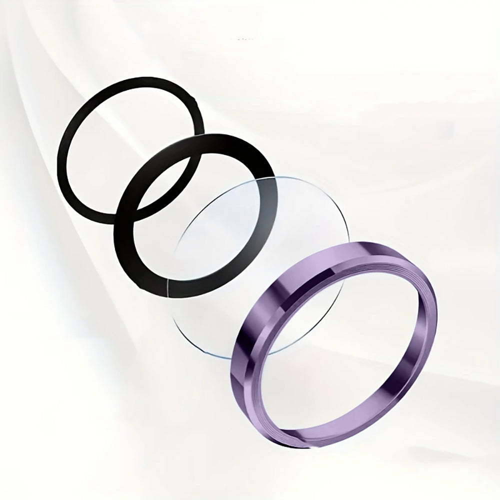 Apple iPhone 14 Pro Max Zore Mikro Kamera Lens Koruyucu Derin Mor