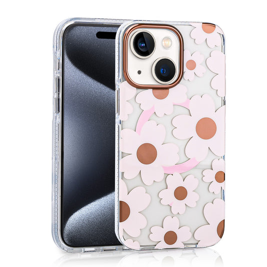 Apple iPhone 15 Kılıf M-safe Şarj Özellikli Zore Papat Kapak Pembe