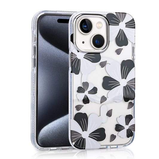 Apple iPhone 15 Kılıf M-safe Şarj Özellikli Zore Papat Kapak Siyah