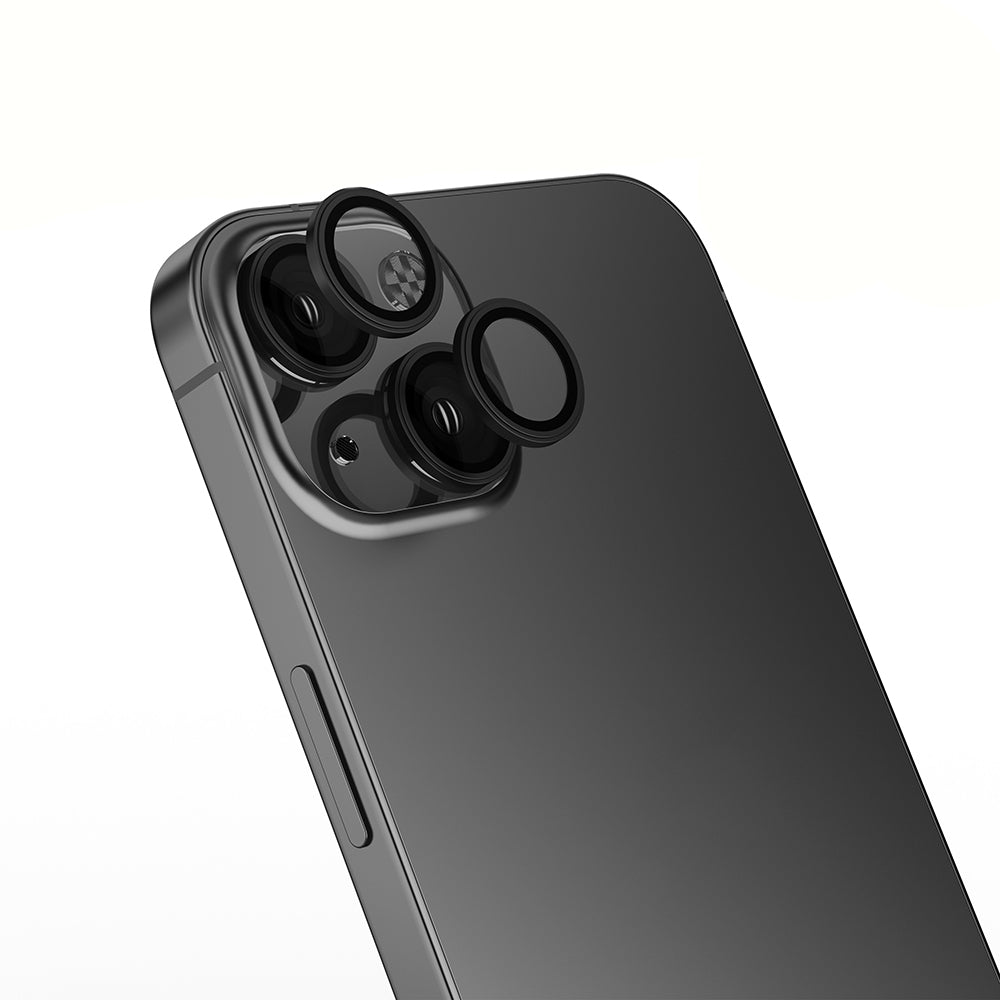 Apple iPhone 15 Plus Zore Mikro Kamera Lens Koruyucu Siyah