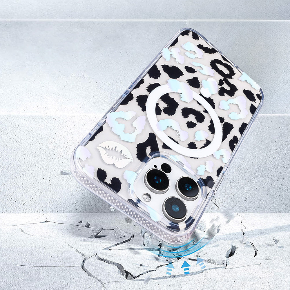 Apple iPhone 15 Pro Max Kılıf M-safe Şarj Özellikli Zore Jago Kapak Colorful