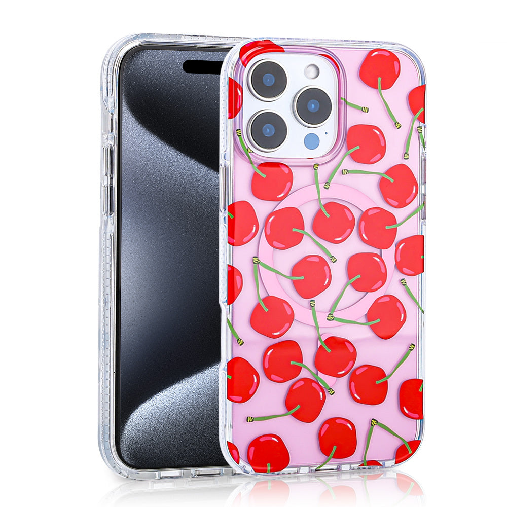 Apple iPhone 15 Pro Max Kılıf M-safe Şarj Özellikli Zore Stilo Kapak Sarı