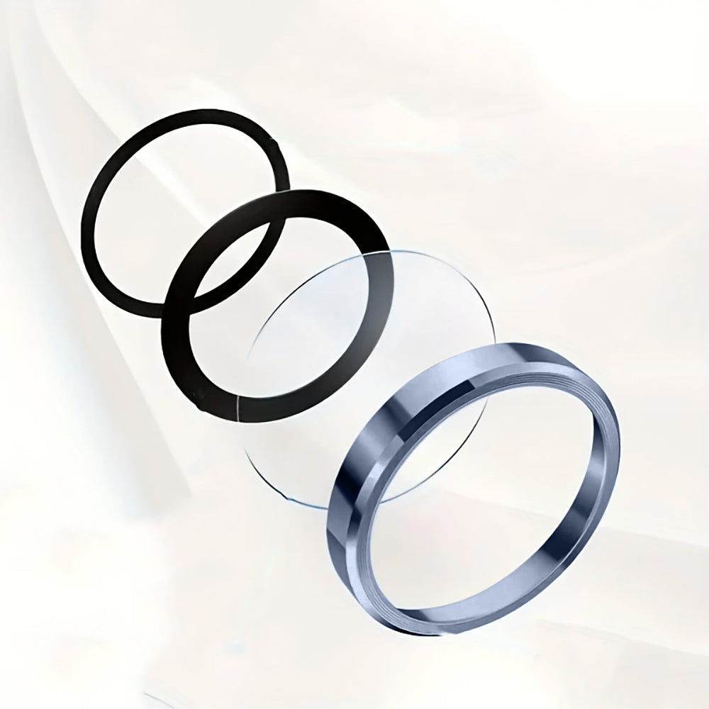 Apple iPhone 15 Pro Max Zore Mikro Kamera Lens Koruyucu Midnight Blue