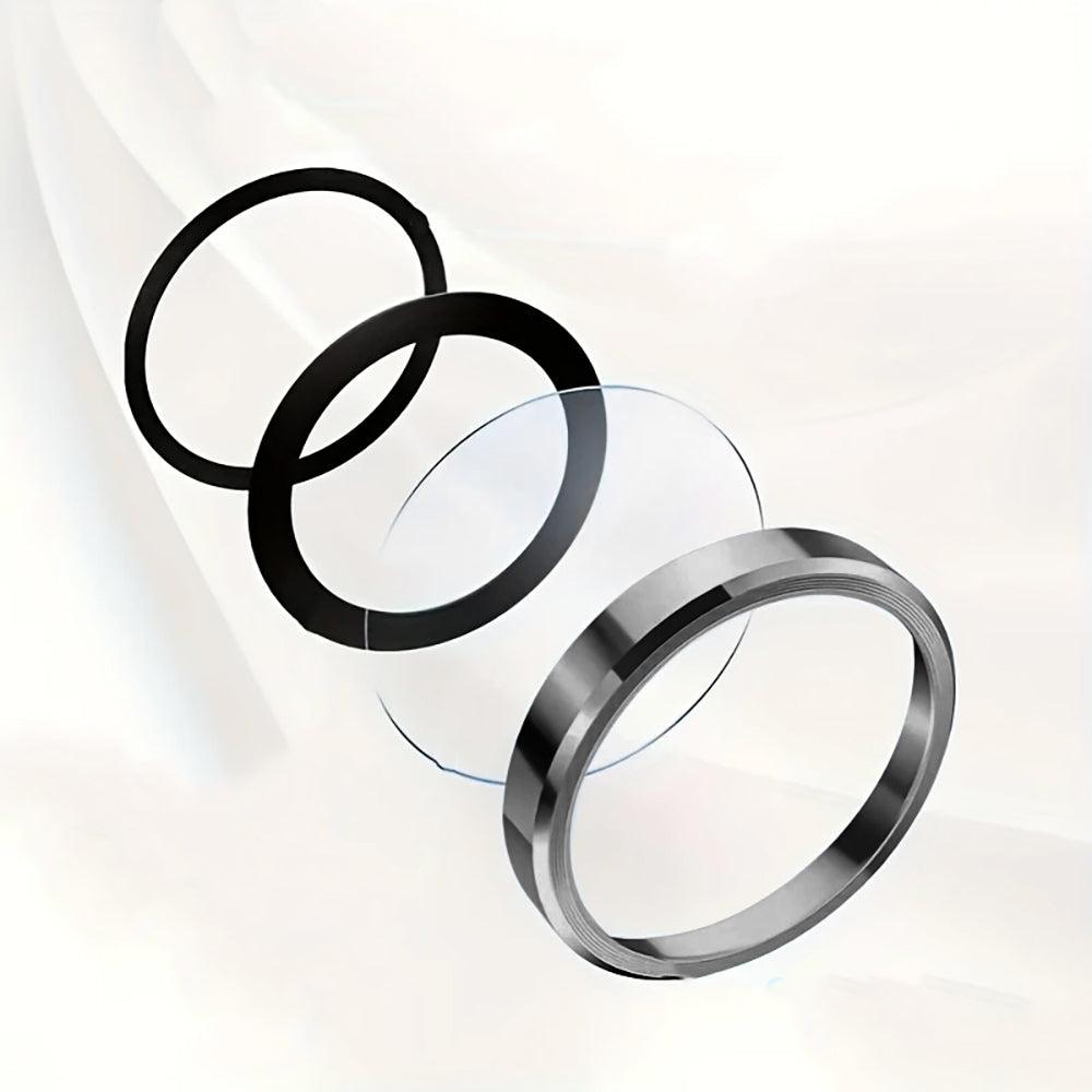 Apple iPhone 15 Pro Zore Mikro Kamera Lens Koruyucu Koyu Gri