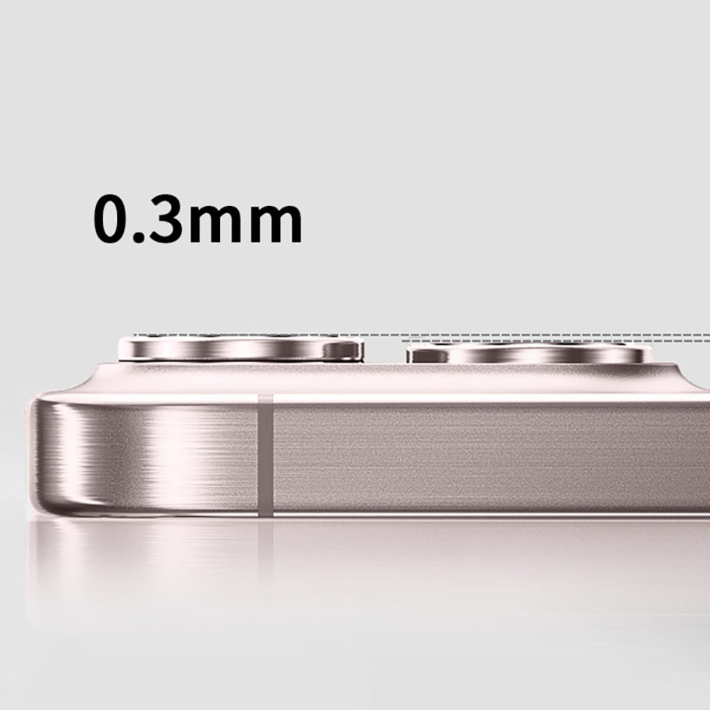 Apple iPhone 15 Zore Mikro Kamera Lens Koruyucu Gümüş
