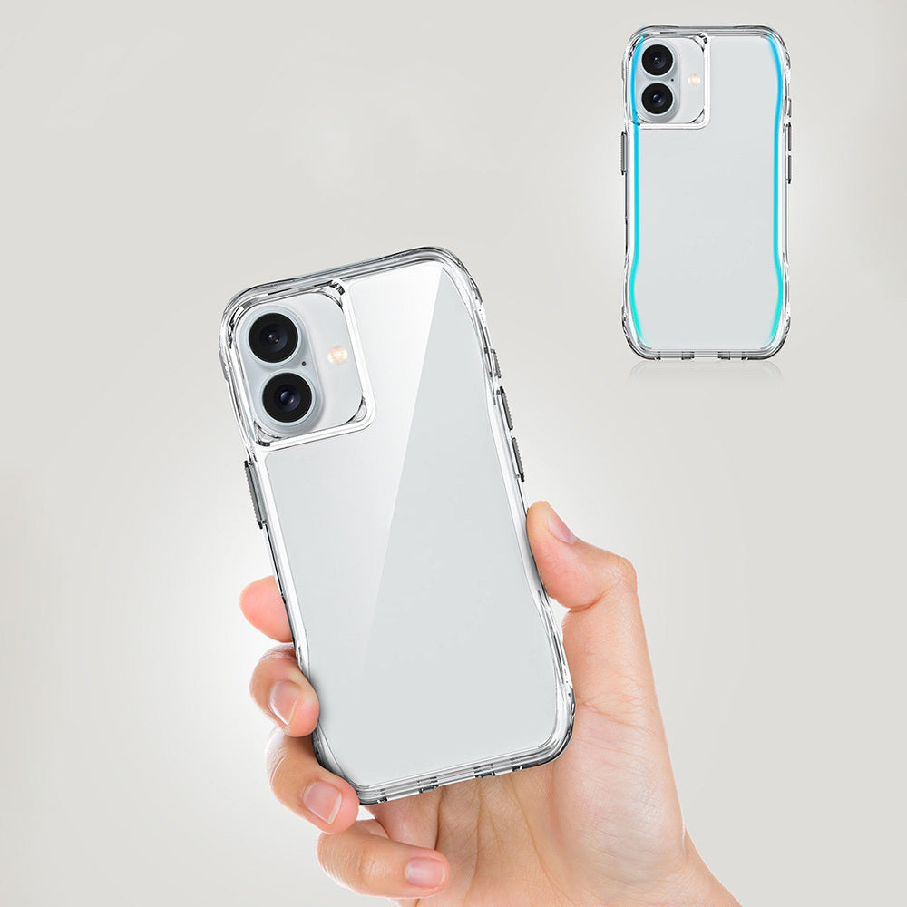 Apple iPhone 16 Kılıf Airbagli Şeffaf Zore İncek Kapak Şeffaf