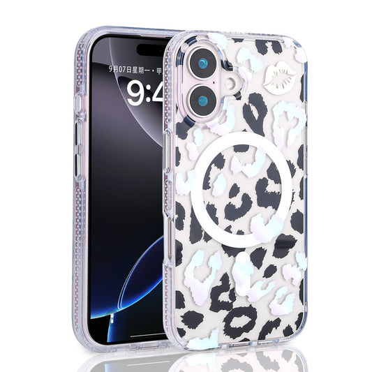 Apple iPhone 16 Kılıf M-safe Şarj Özellikli Zore Jago Kapak Beyaz