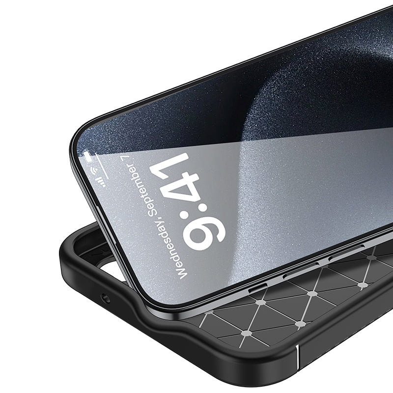 Apple iPhone 16 Kılıf Zore Negro Silikon Kapak Siyah