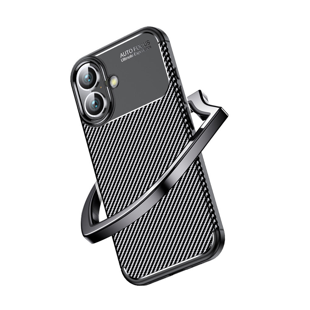 Apple iPhone 16 Kılıf Zore Negro Silikon Kapak Siyah