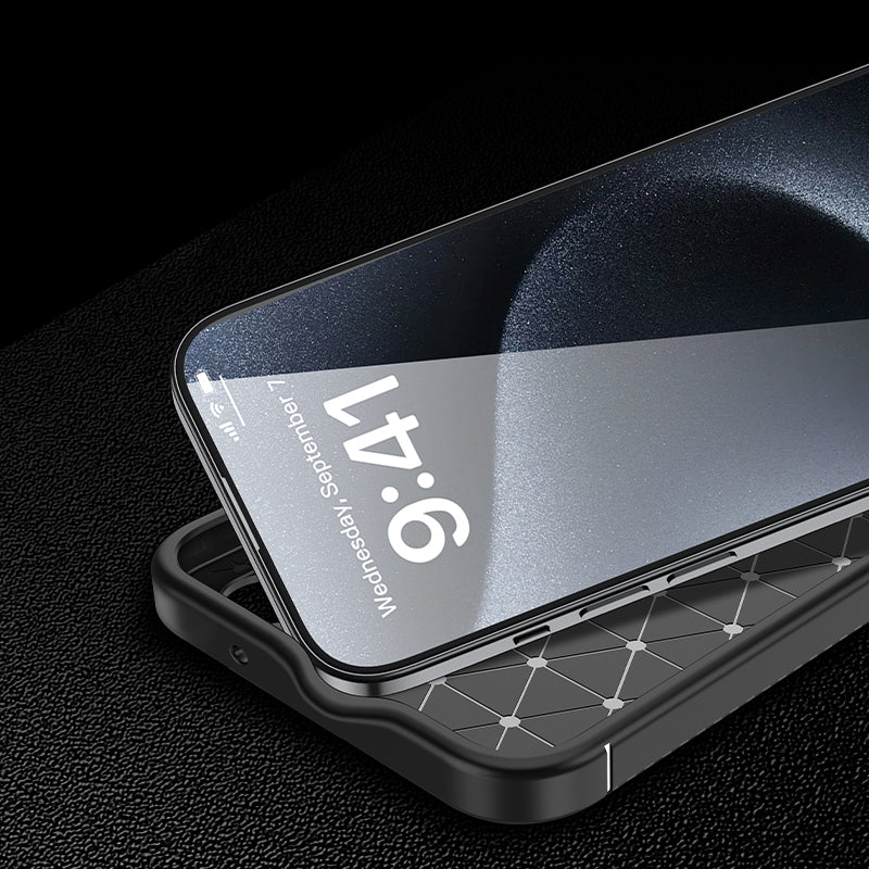 Apple iPhone 16 Kılıf Zore Negro Silikon Kapak Siyah