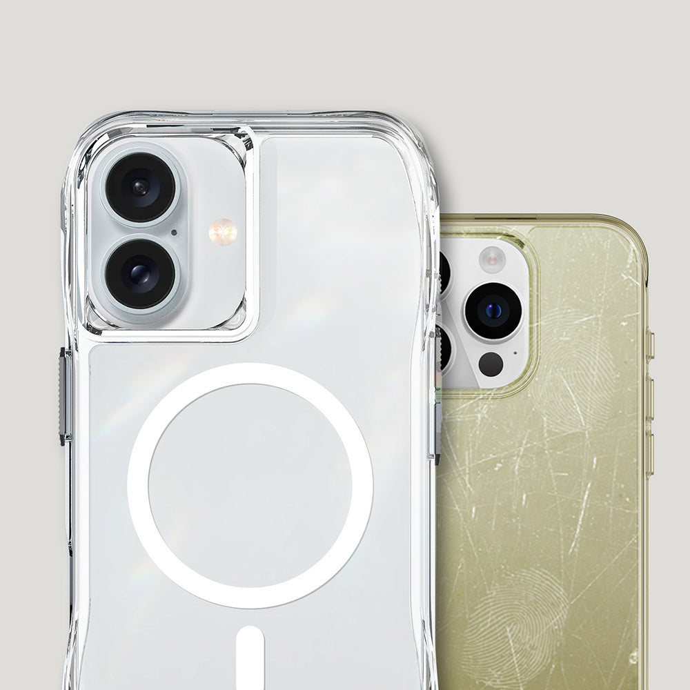 Apple iPhone 16 Plus Kılıf M-safe Şarj Özellikli Airbagli Şeffaf Zore İncek Kapak Şeffaf